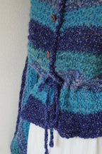 1950’s Handmade Blue Knit