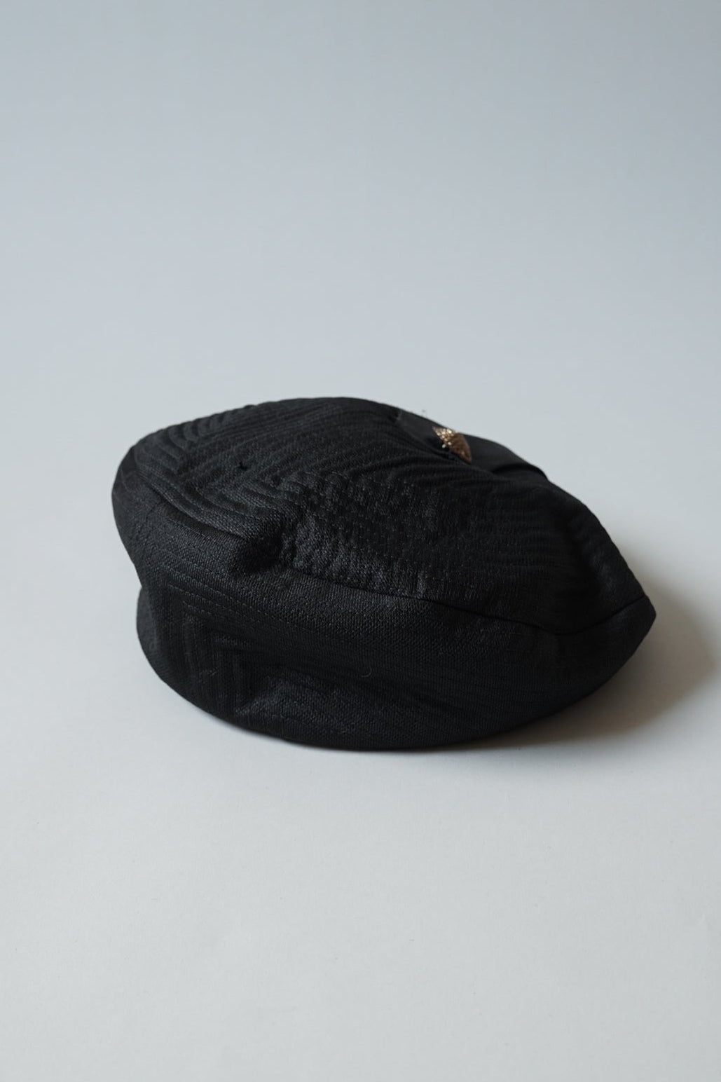 1960’s Black Beret with Gold Button