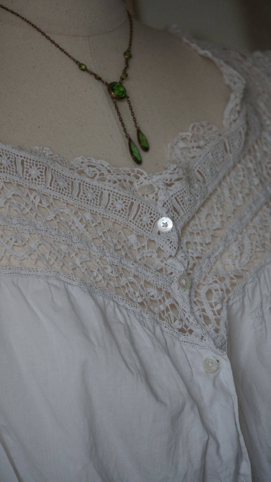 1900-1910's Bobbin Lace Blouse