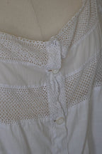 1930's Irish Crochet Lace Nighty