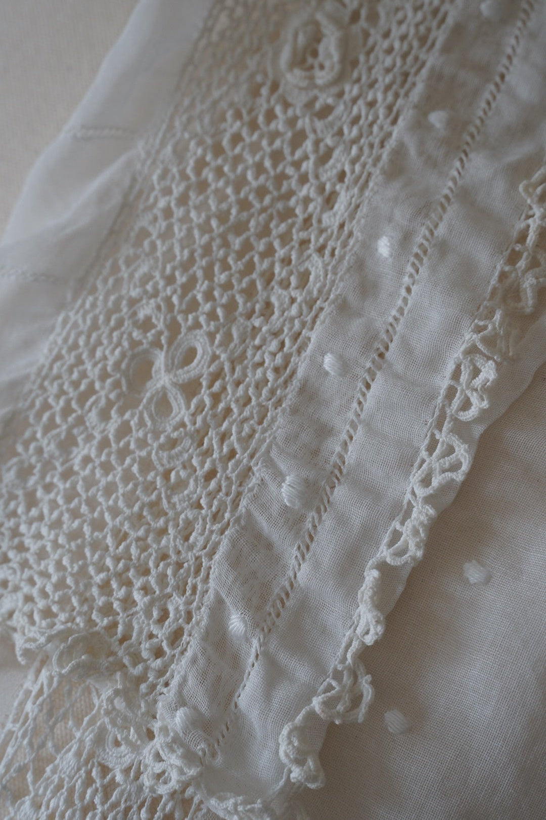 1910’s Cotton Voile Blouse with Irish Lace