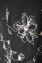 Vintage Floral with Sequins Jacket