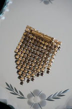 Vintage Amber Cascade Big Brooch