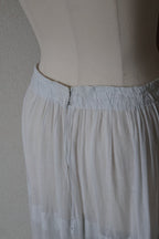 Edwardian Scalloped Embroidery Skirt