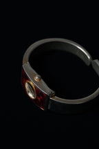 Vintage Mother-of-pearl Bangle Quartz Watch