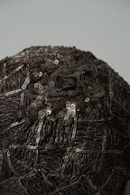 1920’s Gold Cloche Metallic Thread×Sequins Heads Dress