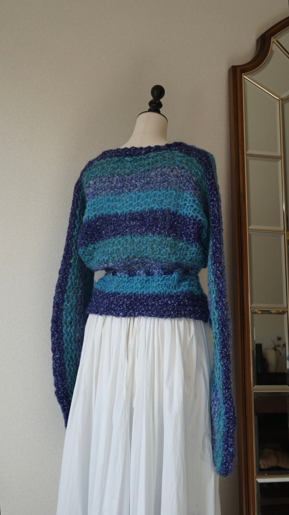 1950’s Handmade Blue Knit