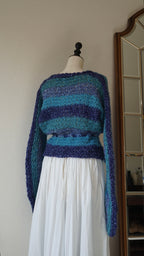 1950’s Handmade Blue Knit