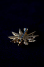 Victorian Crystal Glass Star Brooch