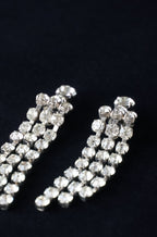 Vintage Glass Chandelier Earrings