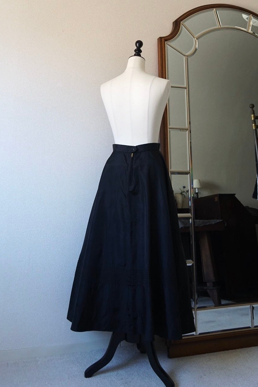 1940's Black A-line Skirt