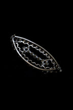 Vintage Czech Paste Glass Brooch