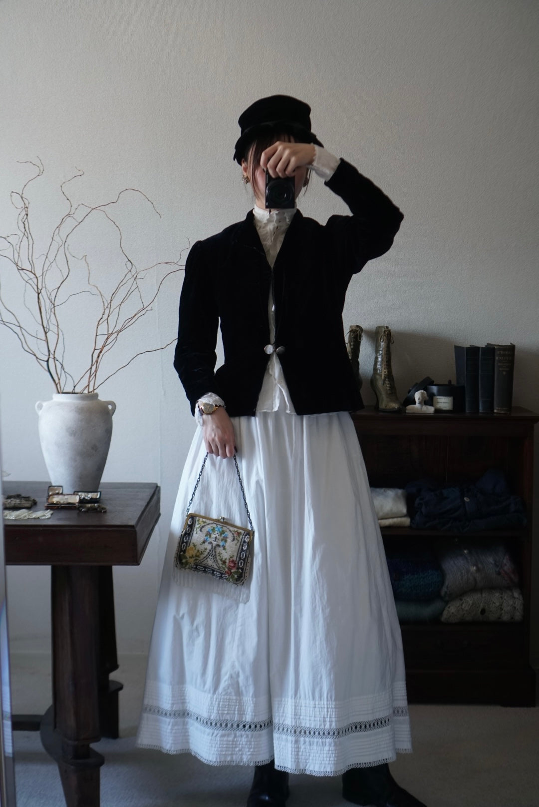 Victorian Garden Beads Bag