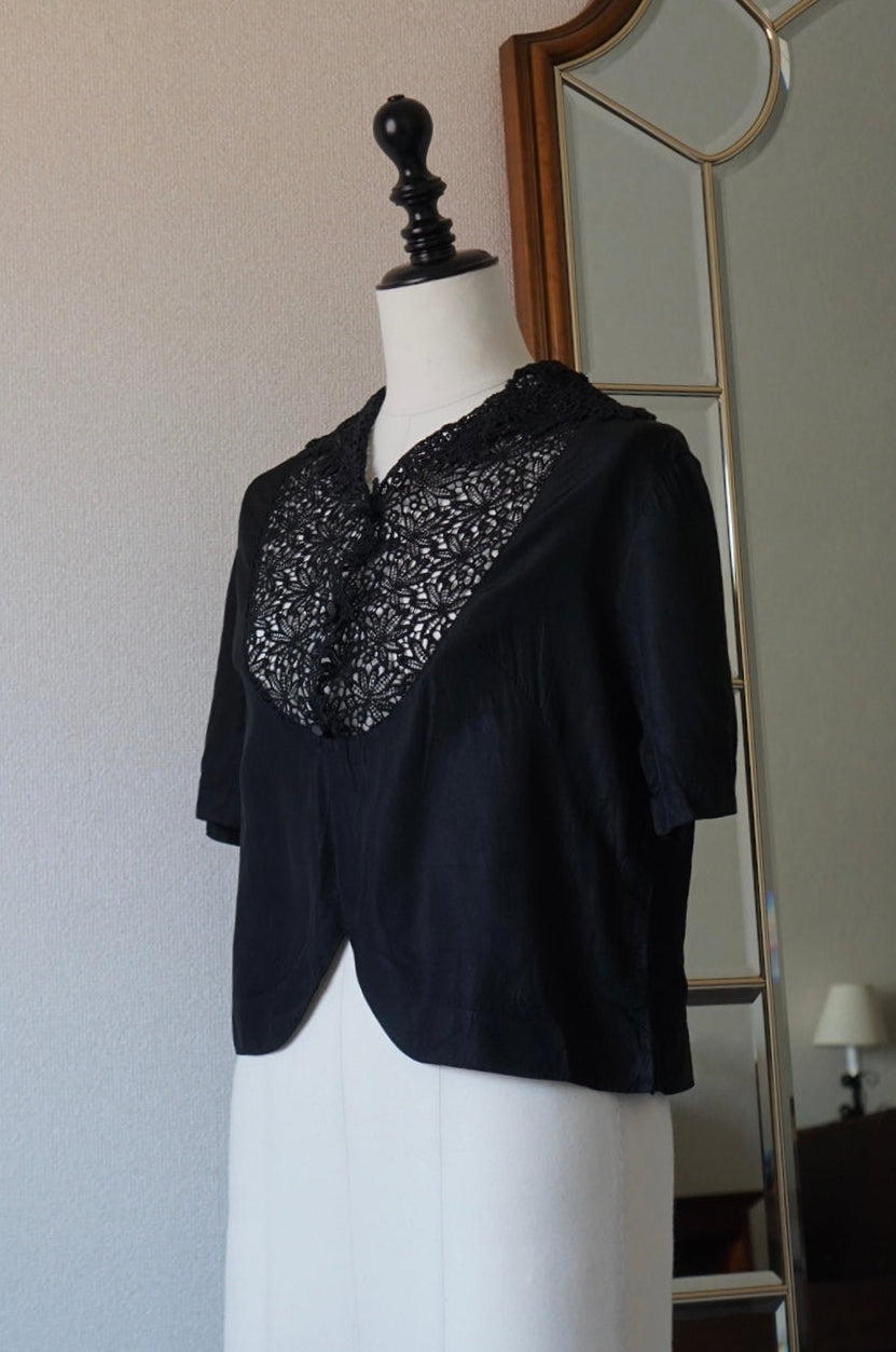 1930's Crochet Lace Blouse