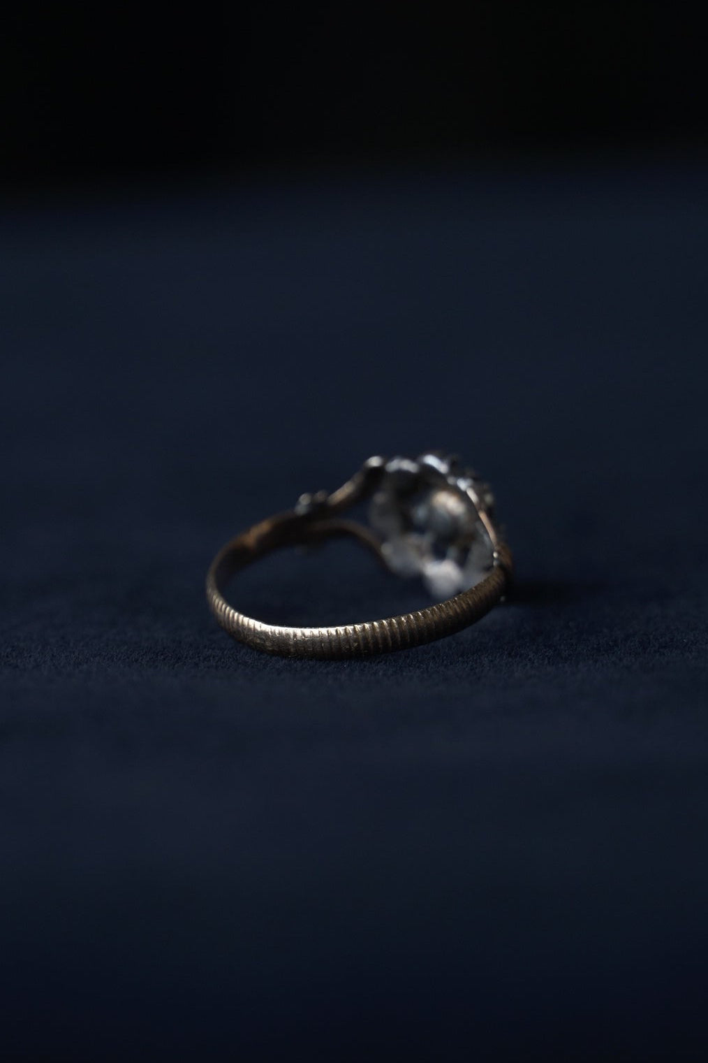 1850's Double Rose Cut Diamond Ring