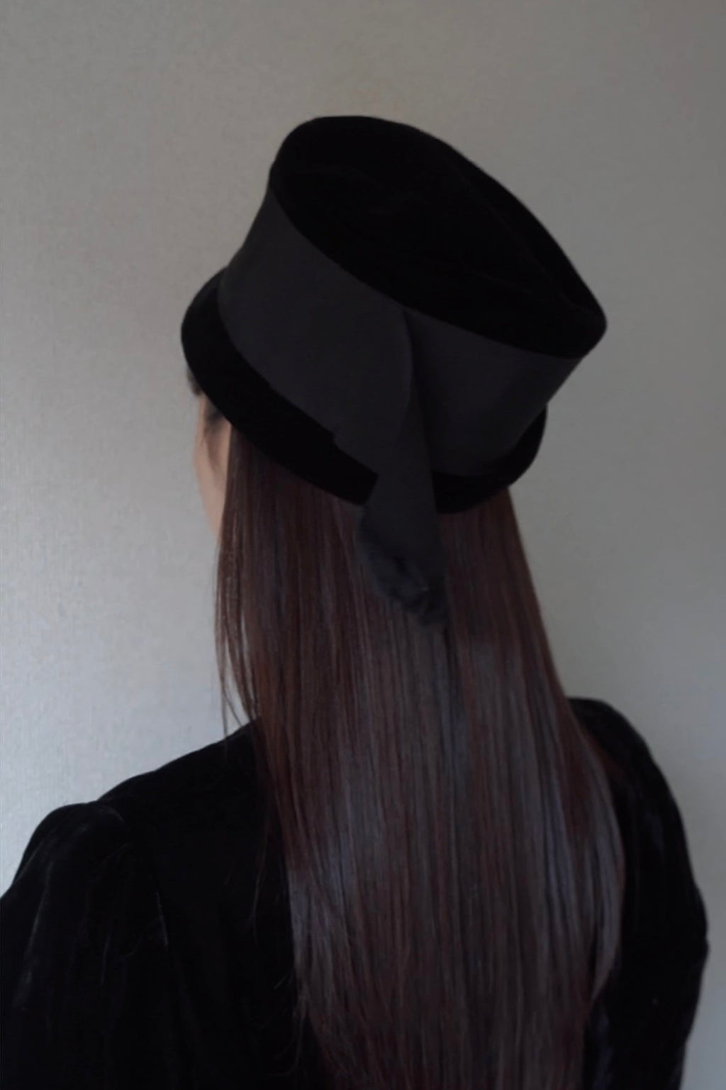 1960’s Black Velvet Bucket Hat
