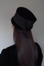 1960’s Black Velvet Bucket Hat