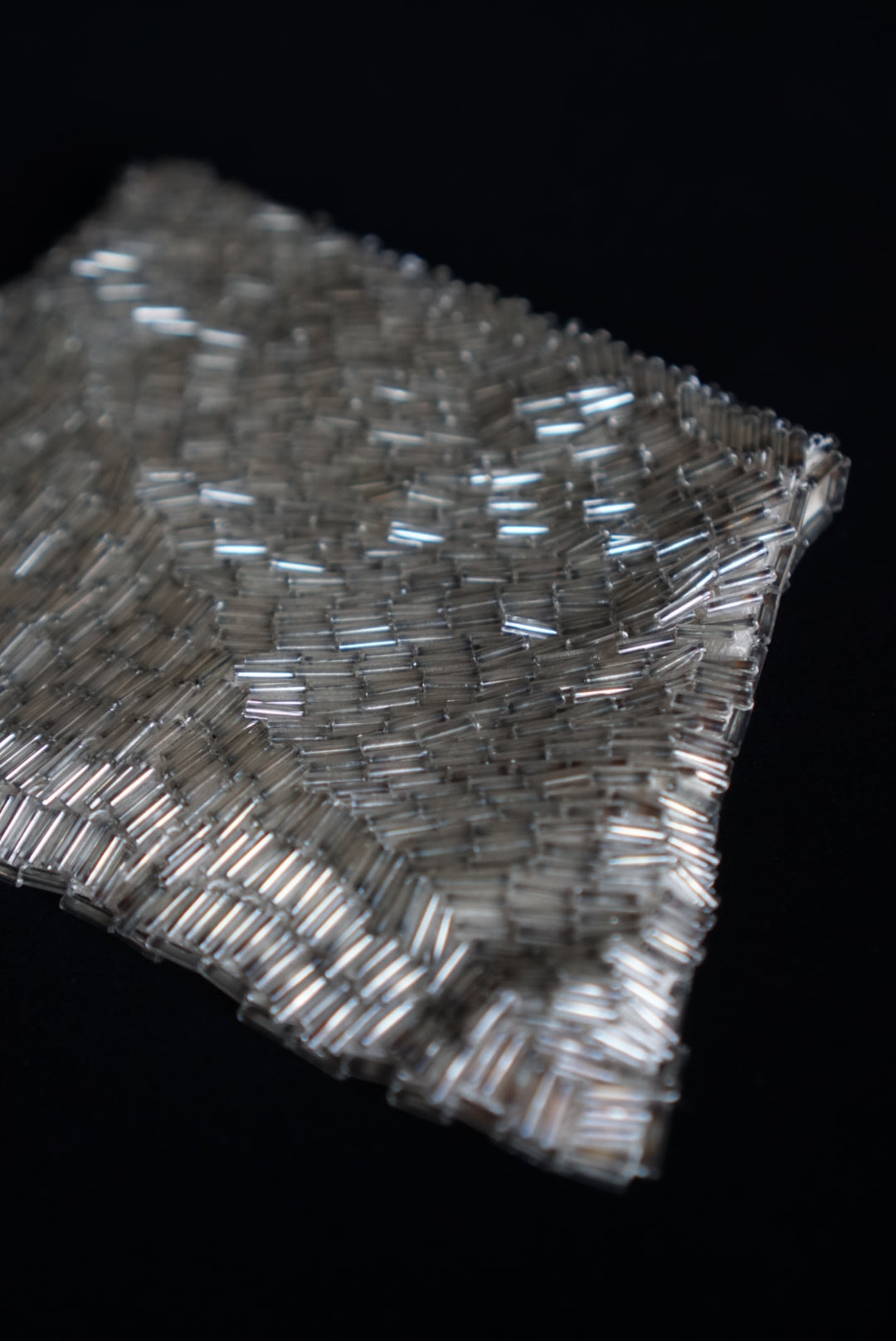 1920's Silver Glass Beads Collar