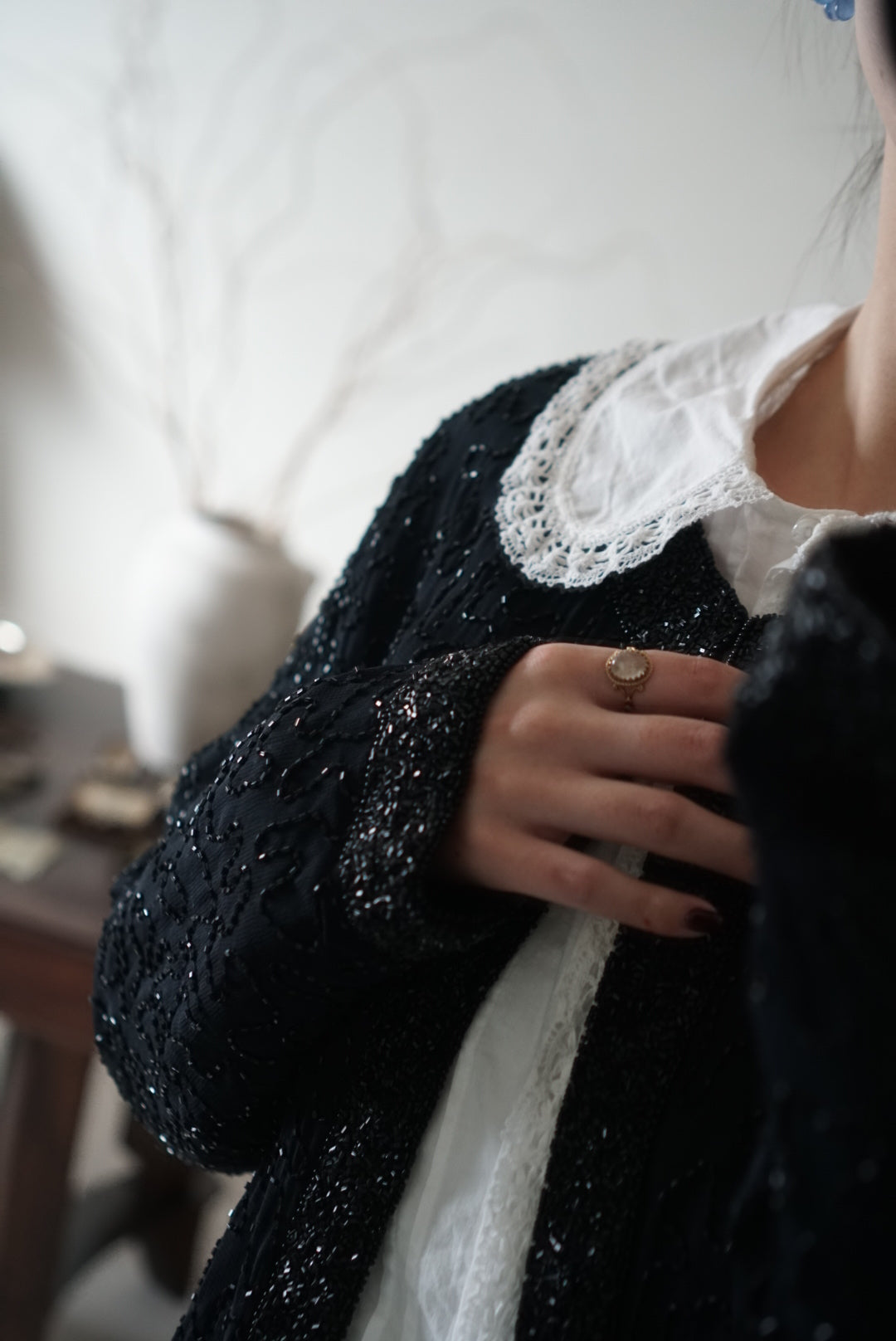 Vintage Beads Cardigan