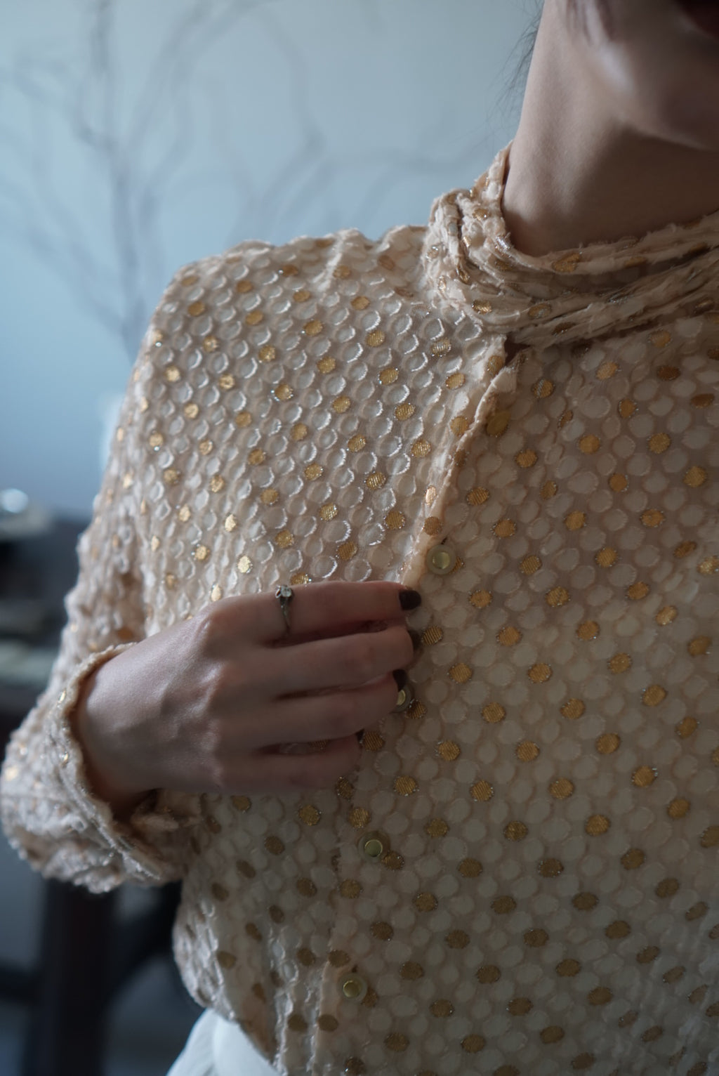 1960's Polka Dot Blouse