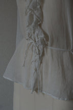 Edwardian Ruffle Front Blouse