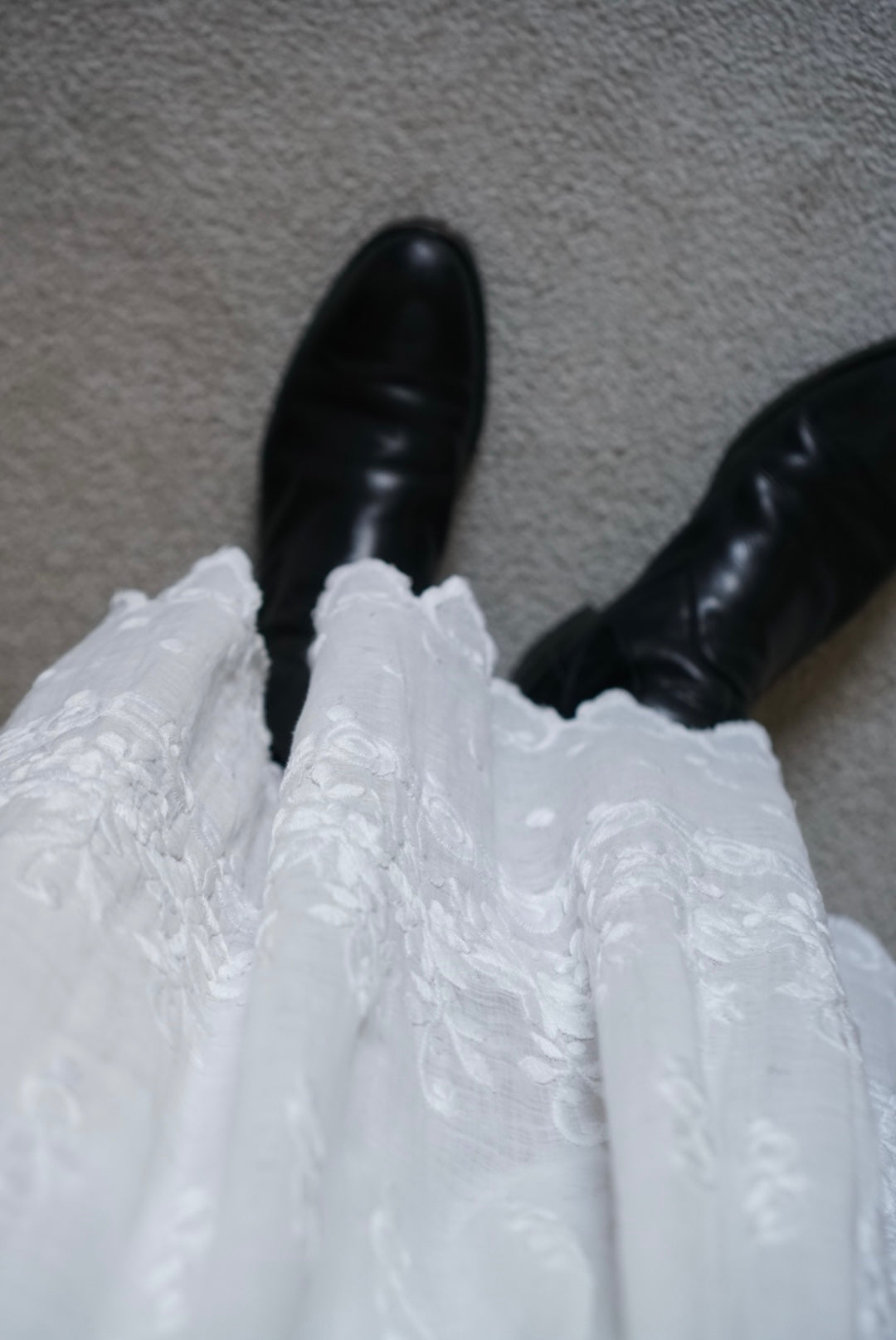 Edwardian Scalloped Embroidery Skirt