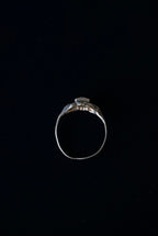 Edwardian 10K Pinky Ring with Glass Stone