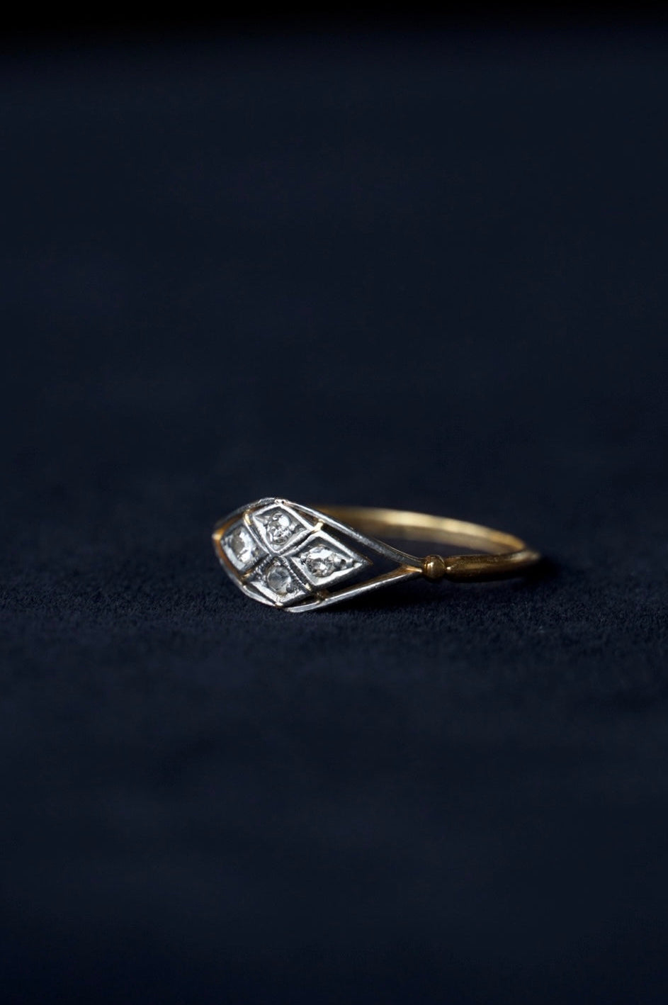 Edwardian 18ct Diamond Ring