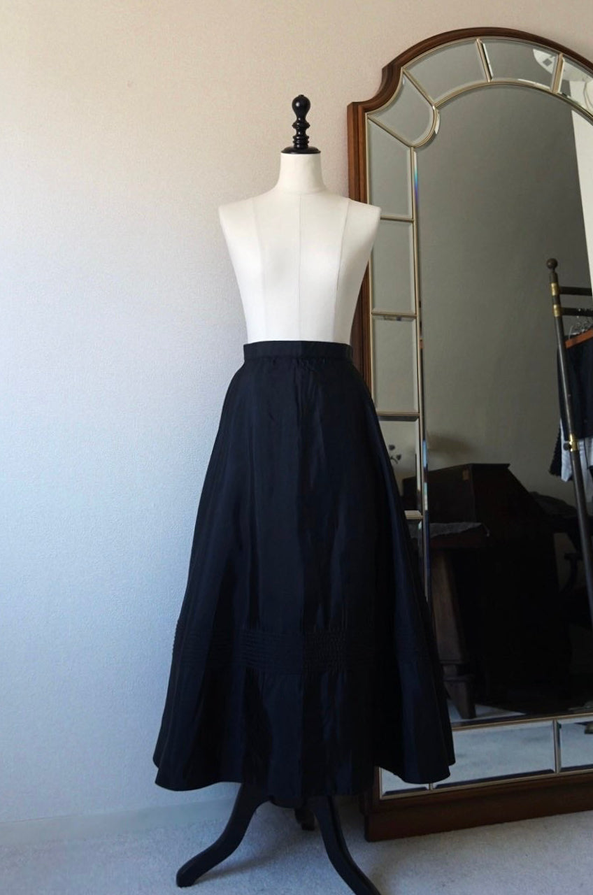1940's Black A-line Skirt