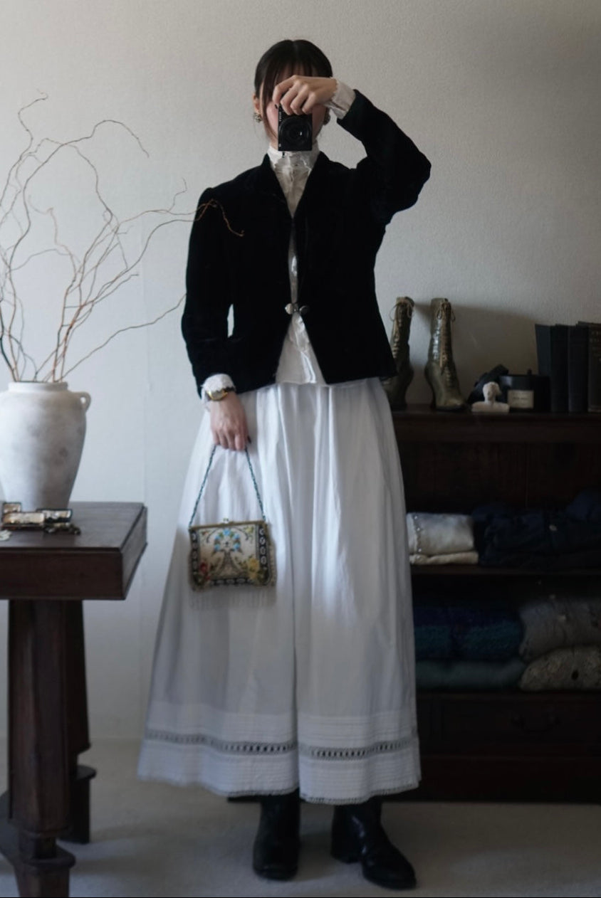 1930's Blue Silk Velvet Jacket