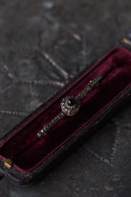 1930's Marcasite×Onyx Brooch