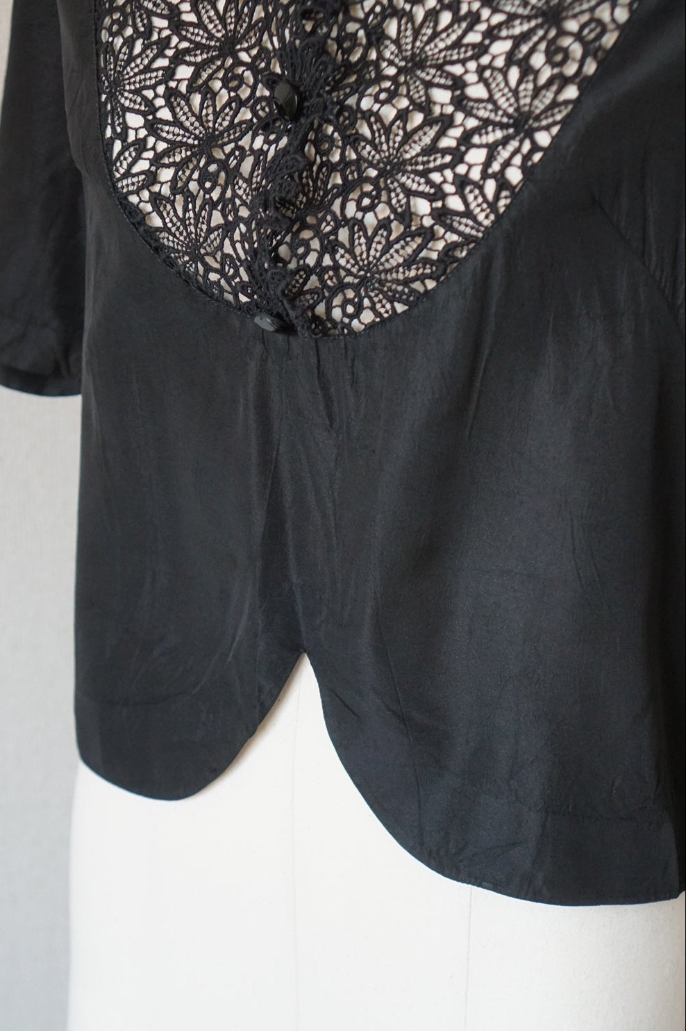 1930's Crochet Lace Blouse