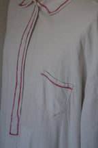 1930's Linen Cotton Long Dress