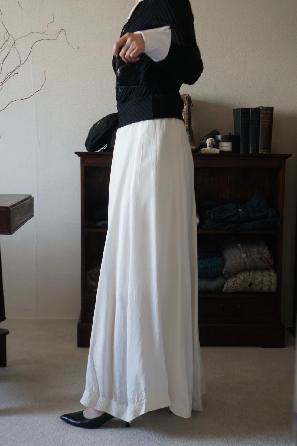 1950's Satin Long Skirt