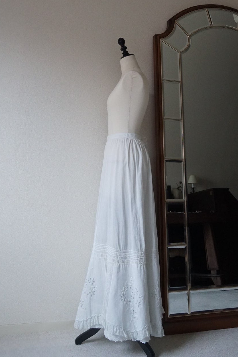 Edwardian Cutwork Lace Skirt