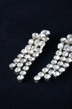 Vintage Glass Chandelier Earrings