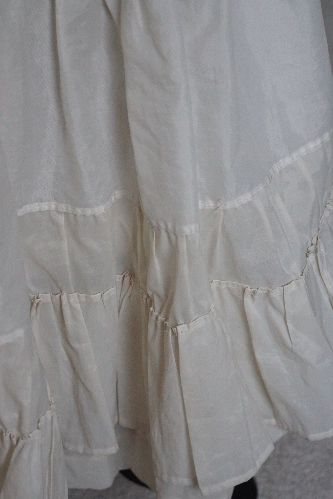 1950's White Tulle Petticoat