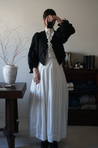 1880's Beaded Jacket with Puff Sleeves