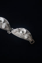 Vintage 800Silver Filigree Floral Bracelet