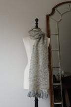 1960's Blue Mohair Tight Scarf