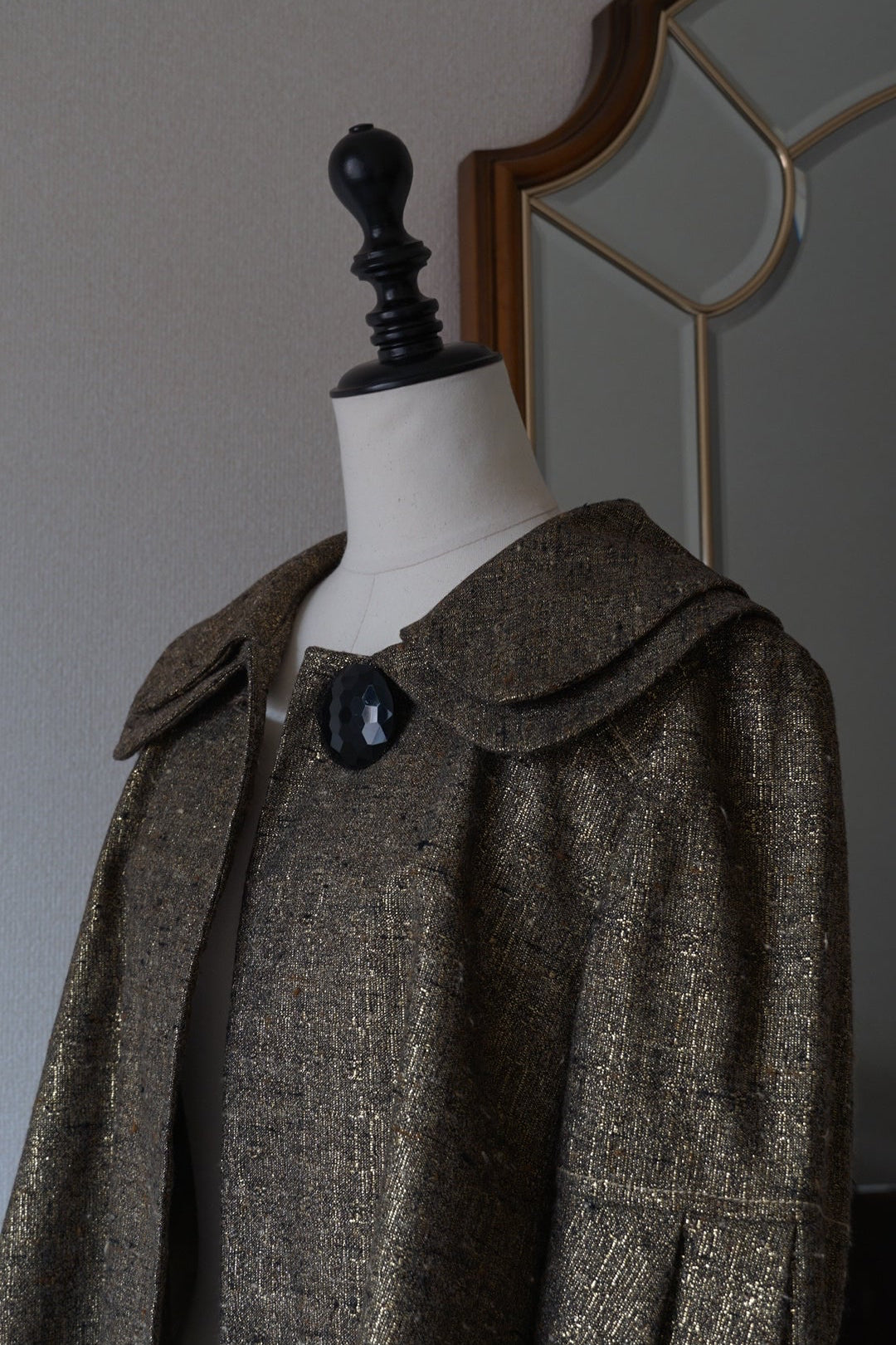 Vintage Big Collar Flare Jacket