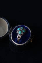 1864-65 Turquoise×Pearl×White Garnet Ring