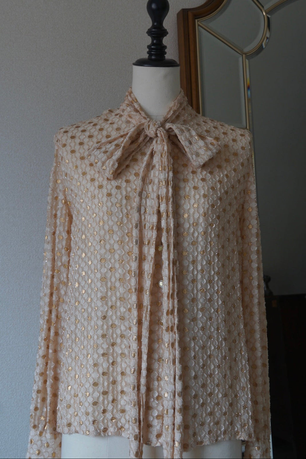 1960's Polka Dot Blouse