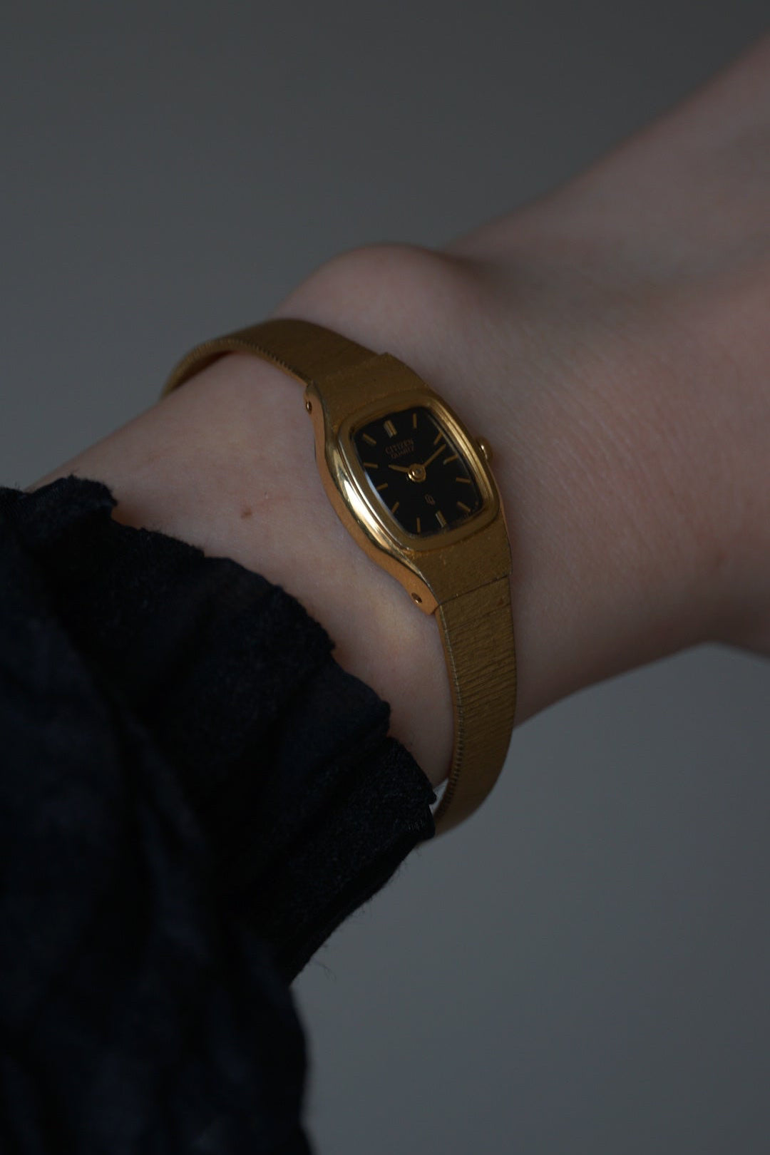 Vintage Citizen Black Face Watch
