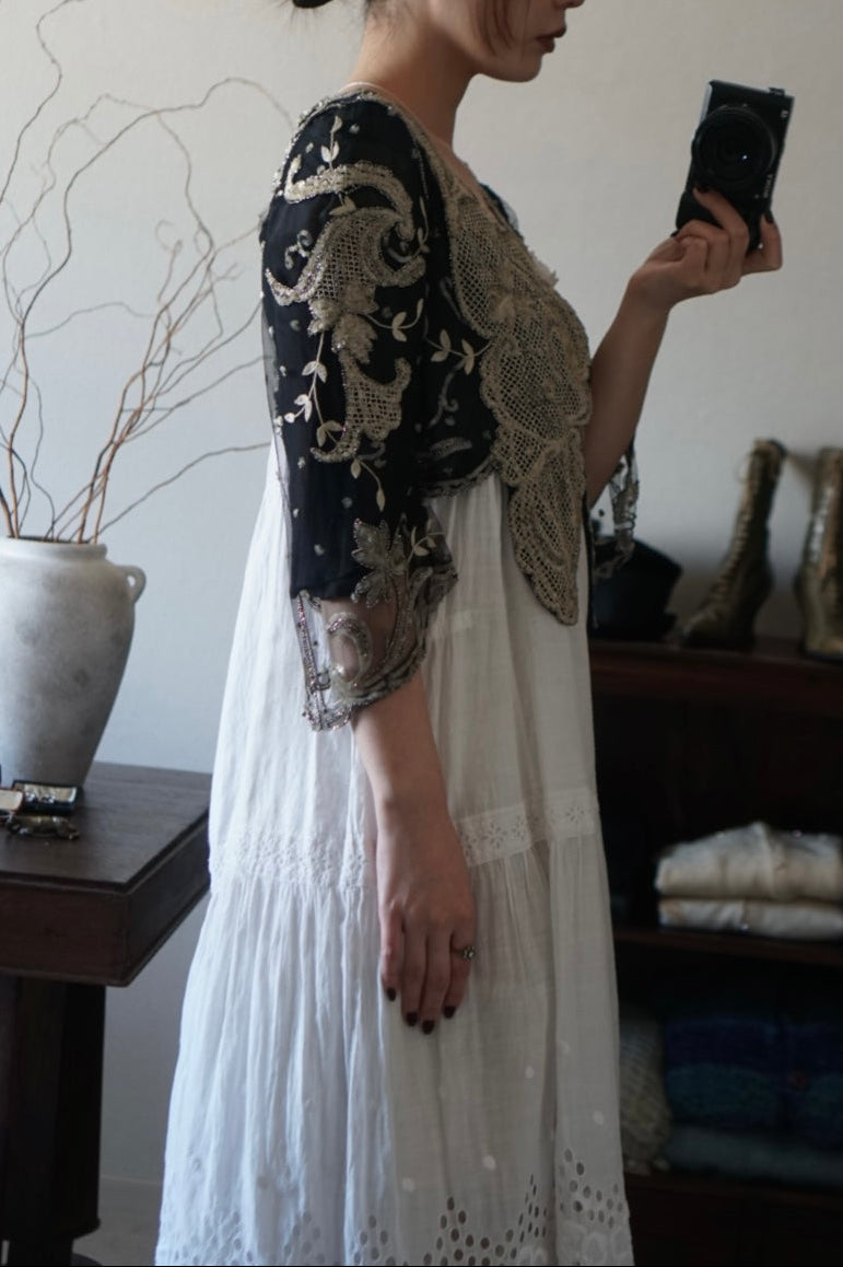 Edwardian Sequins×Beads Bolero