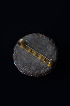Victorian Paste Blue Glass Handmade Brooch