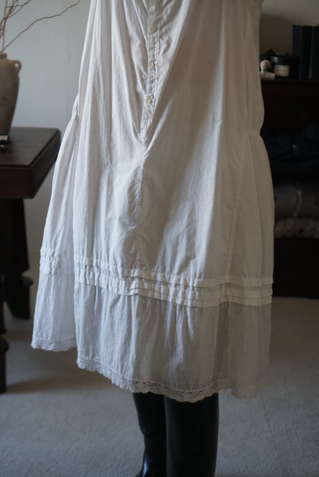 1930's Irish Crochet Lace Nighty