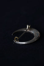 1920-30's Crescent Moon Glass Brooch