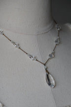 1930's Clear Glass Necklace