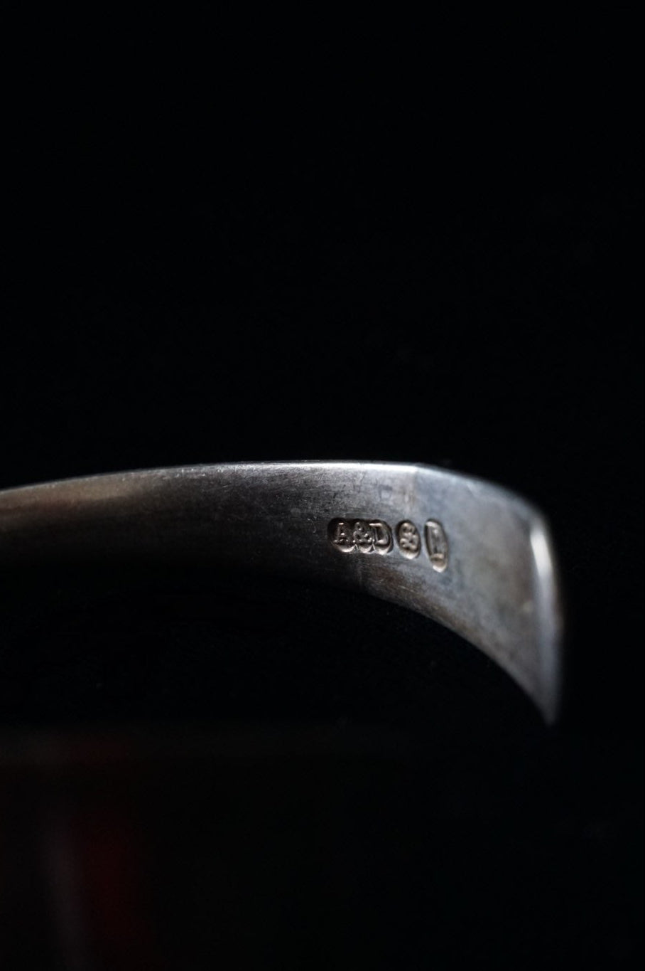 1890's Silver Plated Hallmarked Fish Knife Bangle